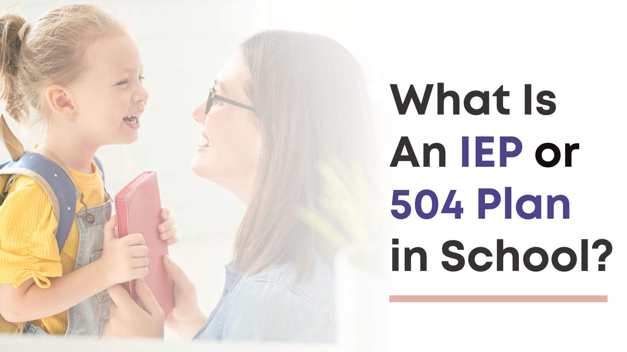 What is an IEP or 504 Plan in School?