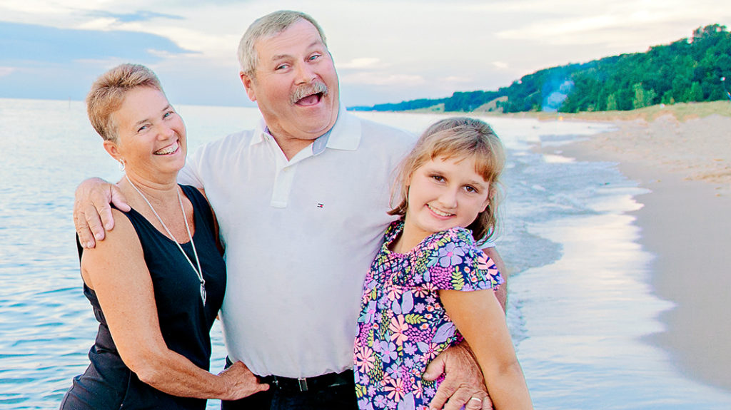 Terrie and Cal Morrow with Abbey