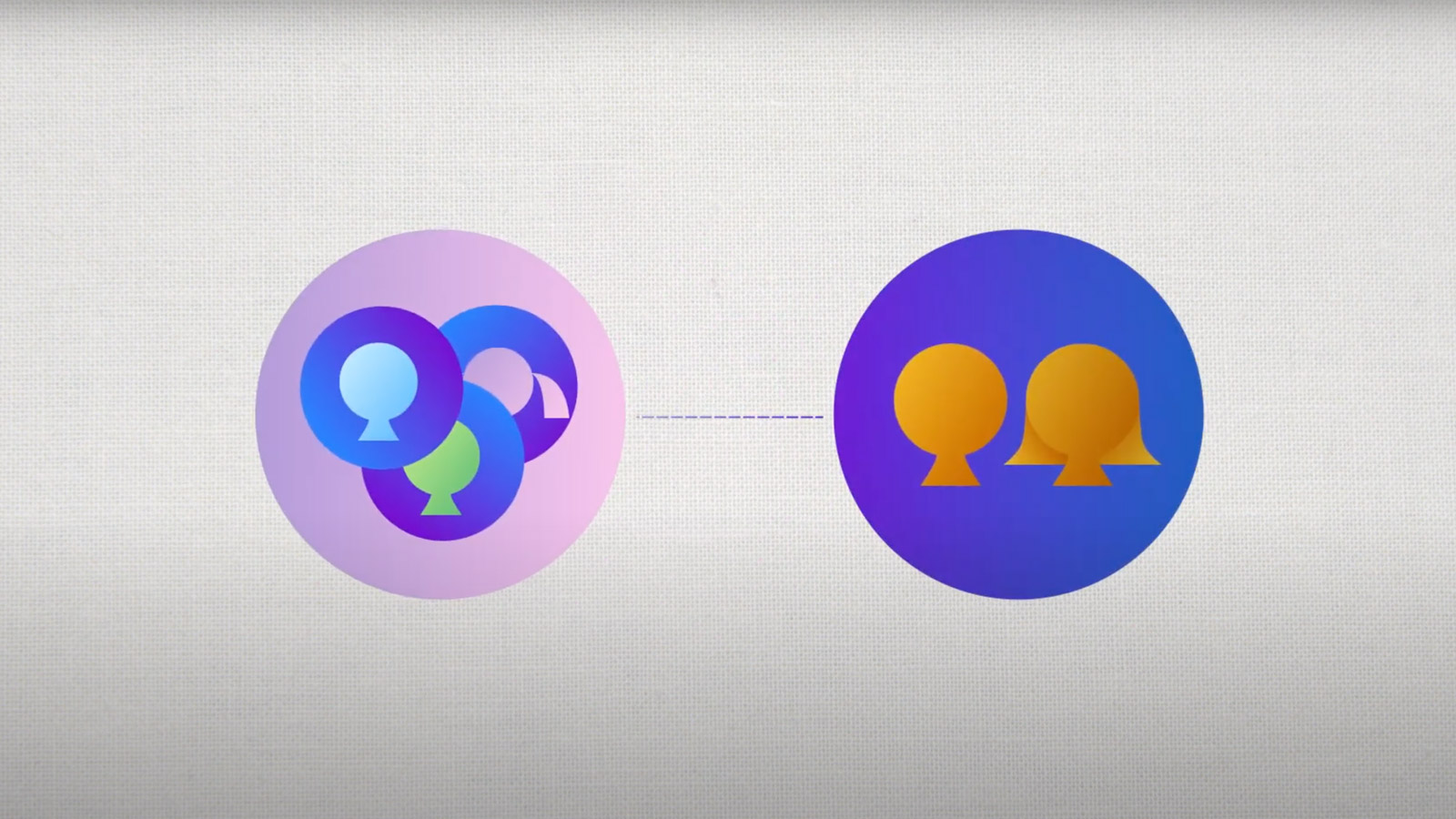 An abstract image representing the people involved in foster care