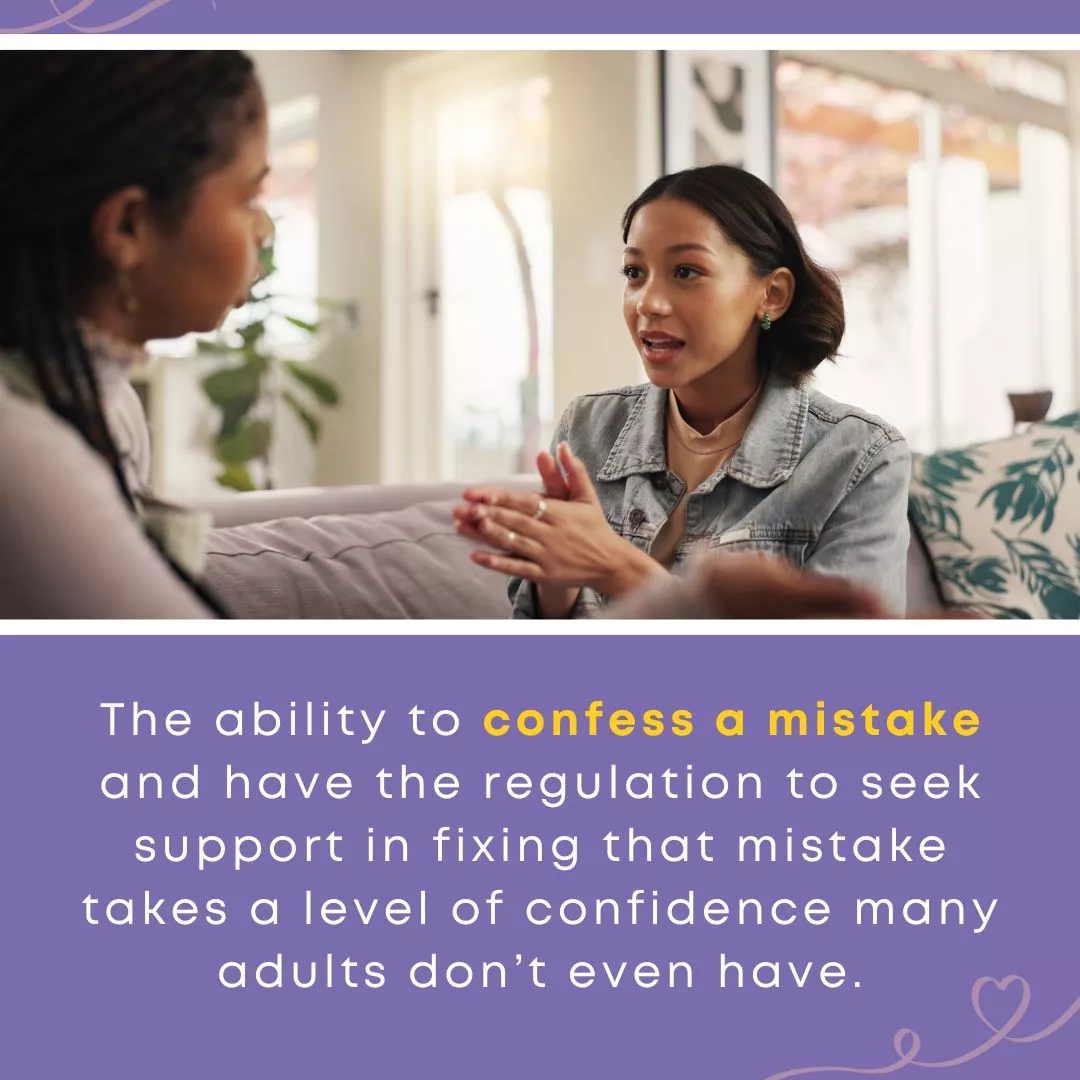 wo people sit on a couch having a serious conversation, illustrating a discussion about honesty, accountability, and overcoming dishonesty through open communication.
